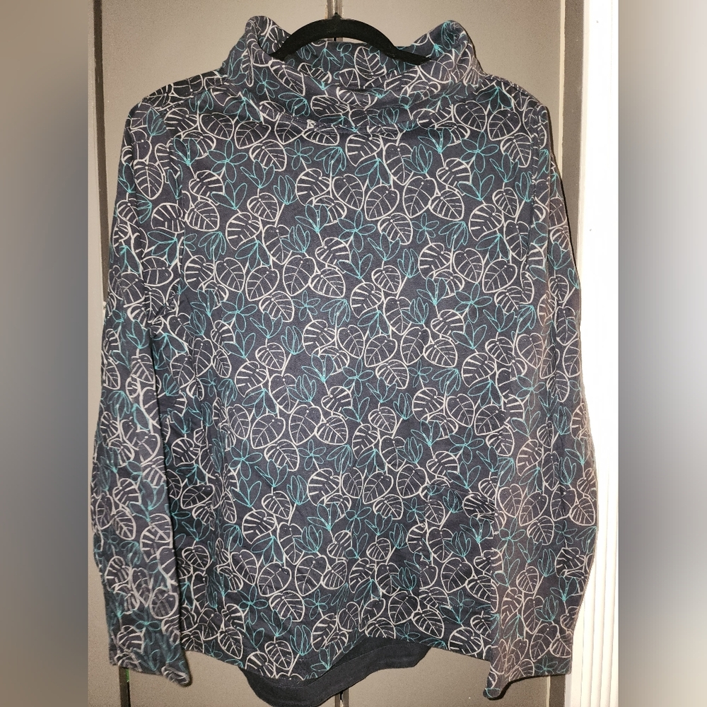 Seasalt Cornwall Watchful Navy Organic Cotton Top